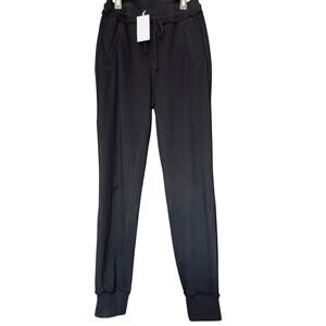 Cotton Citizen Black Jogger Pants Women’s M USA Made Zip Pocket Sample Style NWT